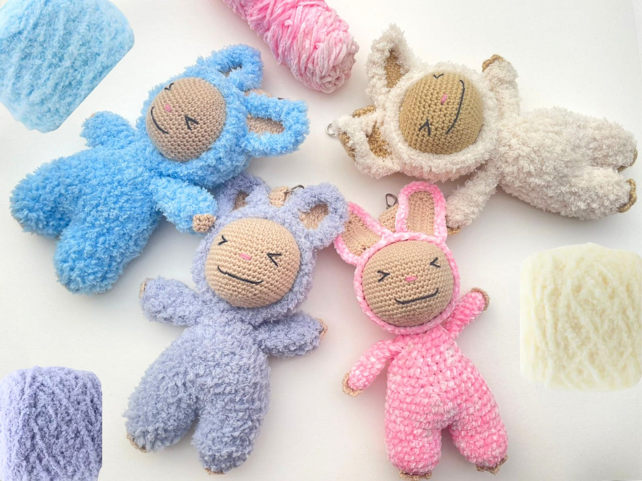 new LuckyBu Amigurumi Pattern Pack. video lessons!