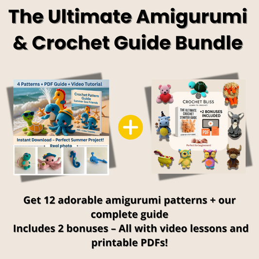 The Ultimate Amigurumi & Crochet Guide Bundle